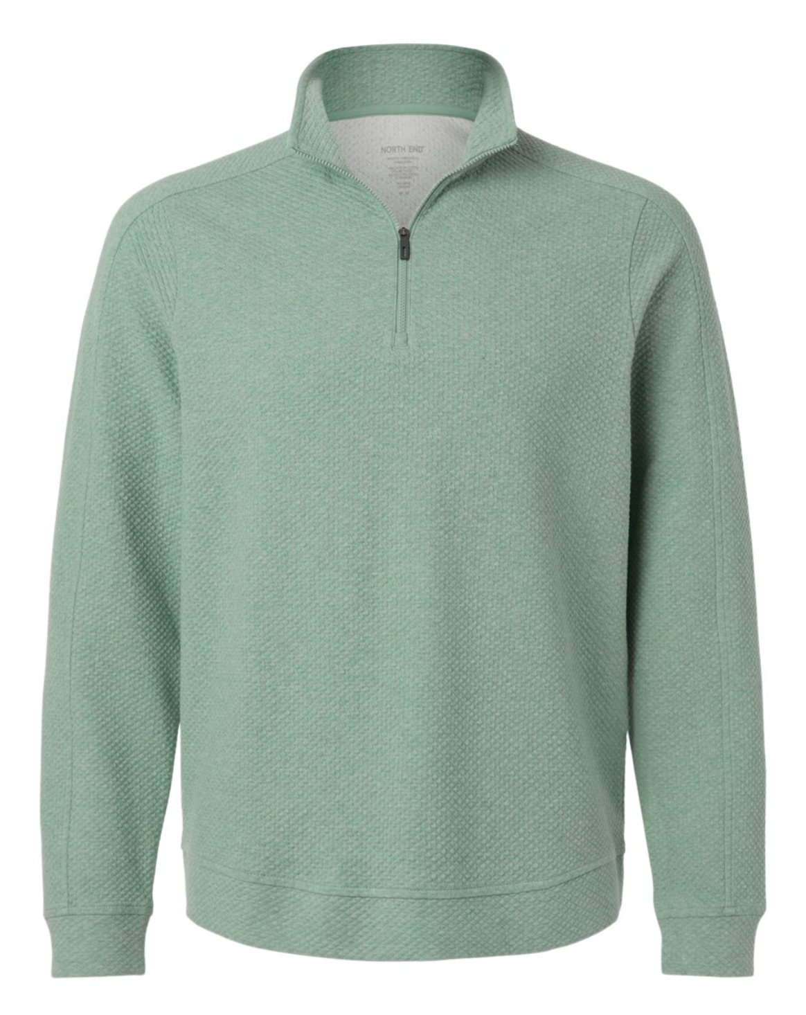 North End - Men's Spirit Textured Quarter-Zip Pullover - NE725