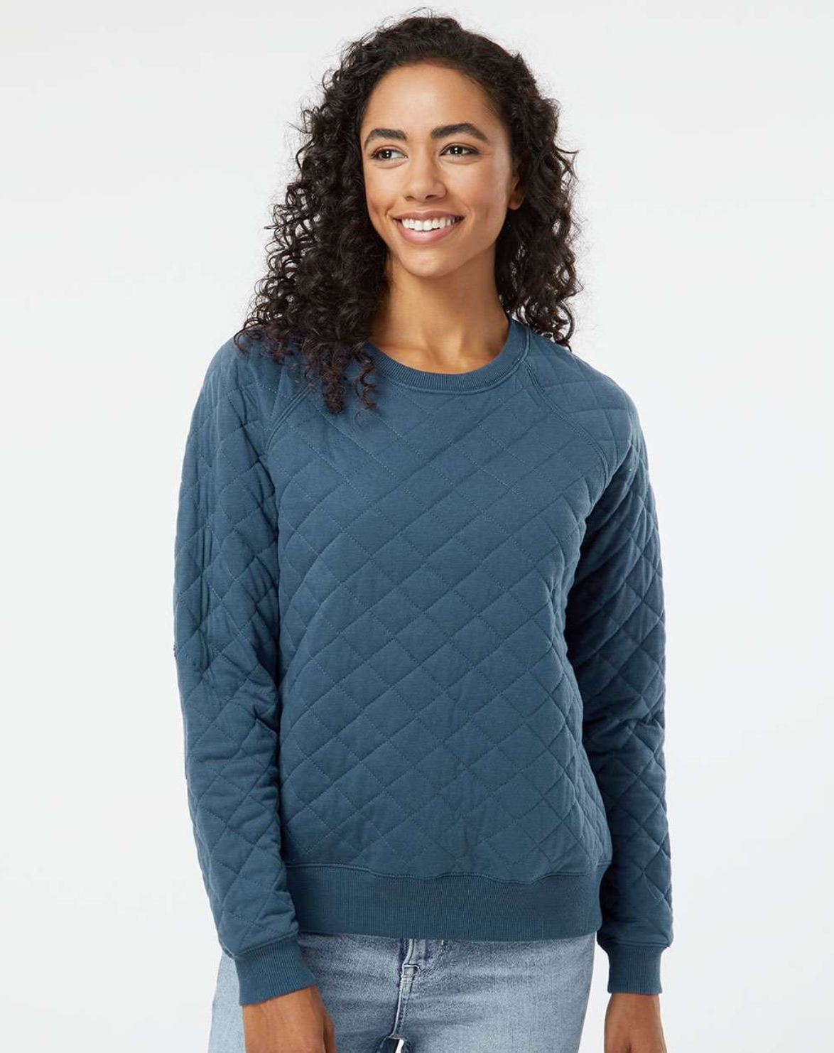 Boxercraft Women's Quilted Crewneck Pullover - R08