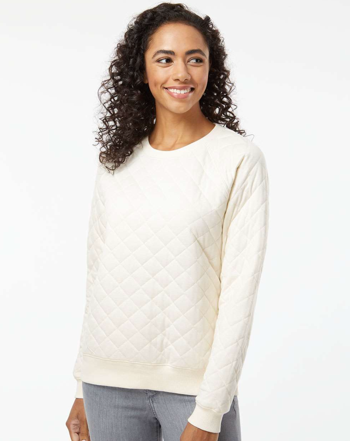 Boxercraft Women's Quilted Crewneck Pullover - R08