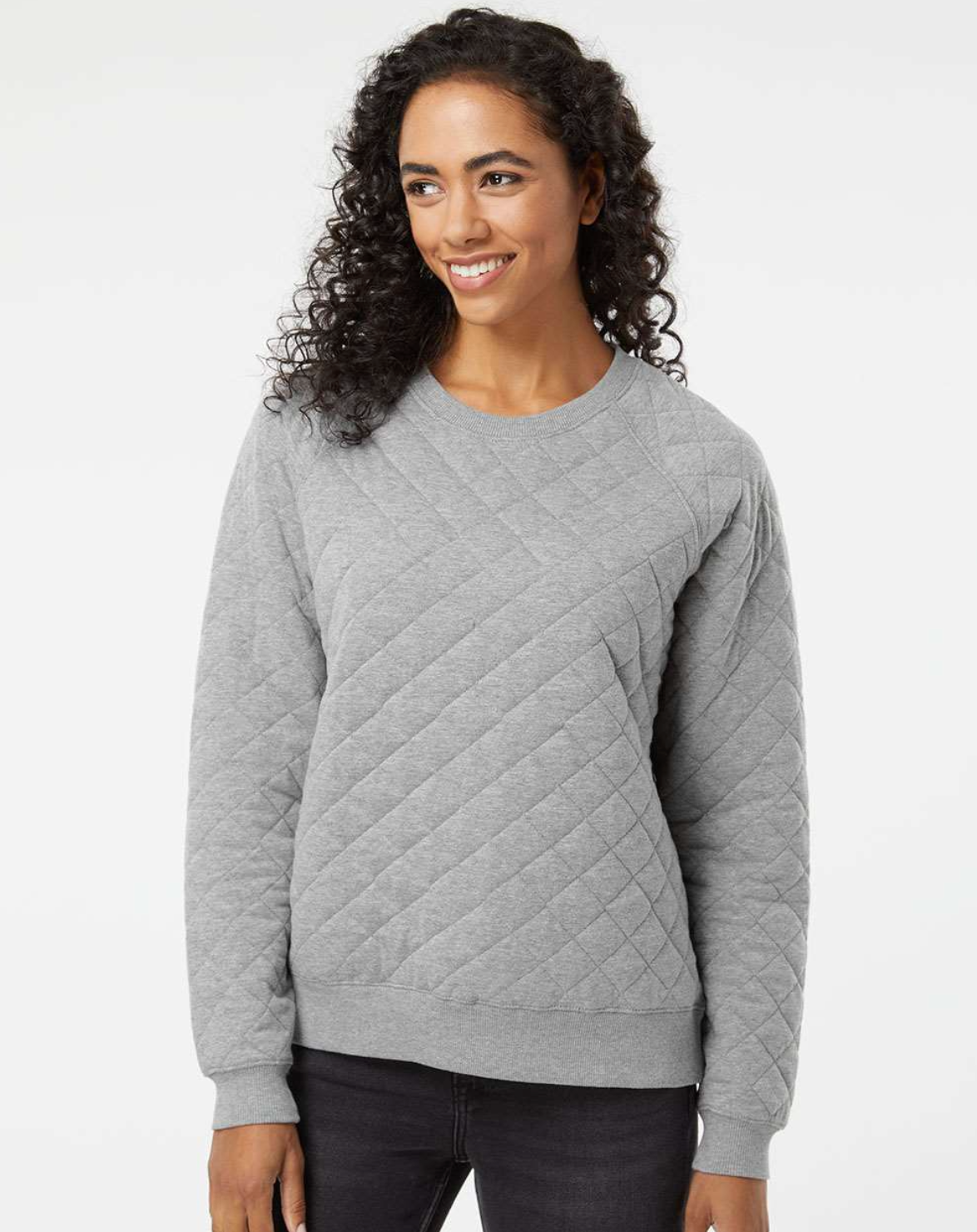 Boxercraft Women's Quilted Crewneck Pullover - R08