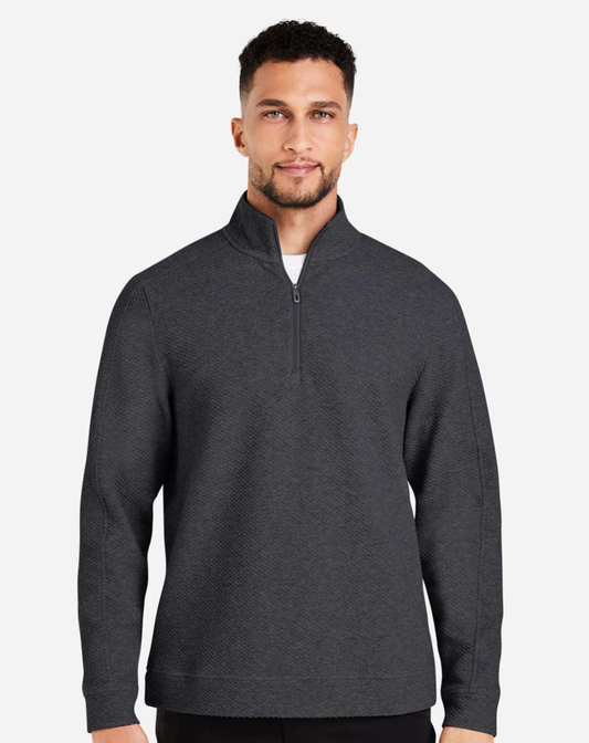 North End - Men's Spirit Textured Quarter-Zip Pullover - NE725