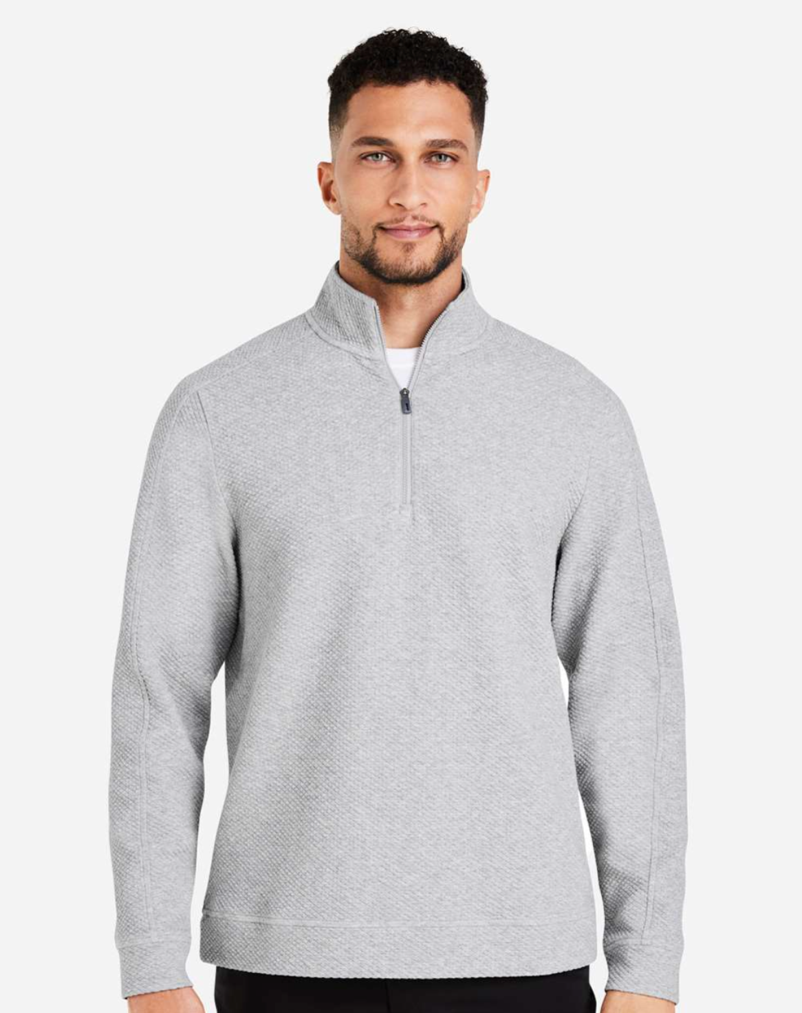 North End - Men's Spirit Textured Quarter-Zip Pullover - NE725